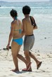 young couple walking on the beach young couple walking on the beach