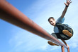 Jumping boy