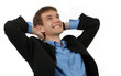 Business relaxation of the businessman.