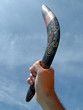 hand holding a boomerang