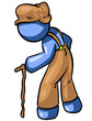 Blue Old Man