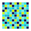 Blue, aqua and green glass tiles