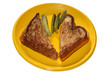 Grilled Cheese Sandwich- isolated