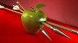 pierced apple
