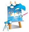 paint the dreams of dolphin