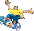 Teen Youth Cliques Skater