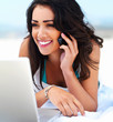 Young woman using mobile phone