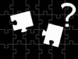 Puzzle mit Fragezeichen