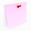 drawing-pin and a sheet of a paper #2
