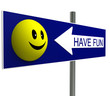 smiley have fun