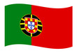 portugal fahne welle