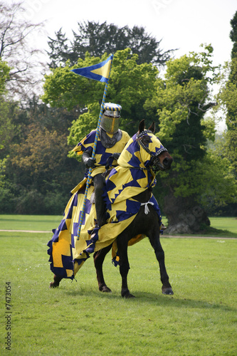 Photo: Knight jousting Knight jousting