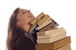 Happy student girl