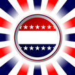 Election poster. Fourth of July background.