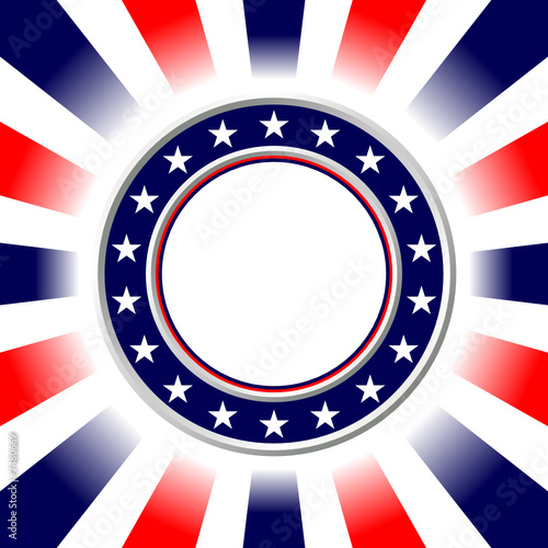 Vector: United States colors. Election poster.Fourth of July background United States colors. Election poster.Fourth of July background