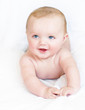 portriat of smiling baby