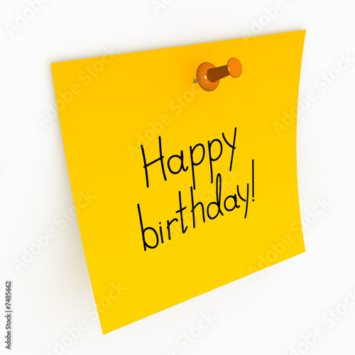Illustration: Happy birthday! Happy birthday!
