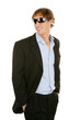 Casual Young Businessman in Sunglasses Casual Young Businessman in Sunglasses