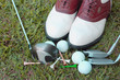 Golf shoes and equipment
