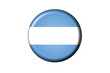 Argentinien Flaggen Knopf