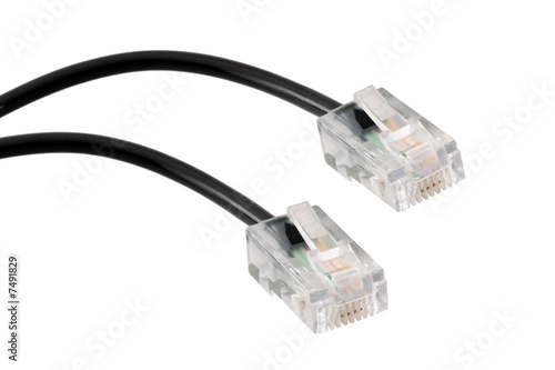 Photo: Zwei Netzwerkkabel Zwei Netzwerkkabel