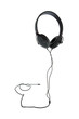 stereo headphones isolated on white