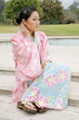 Japanese Girl in a Kimono