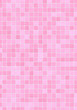 Pink mosaic tiles