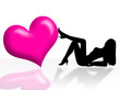 Donna con cuore Donna con cuore
