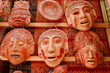 Mayan clay masks