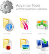 advance tools - control panel icon set
