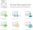 email management  2 - control panel icon set