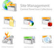 site management 2 - control panel icon set