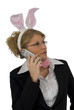 Business Woman as Easter Bunny!