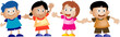 Happy kids playing together Happy kids playing together