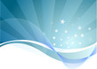 wave background with star burst