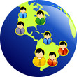 business people around the world