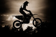 Motocross – uchwycony skok
