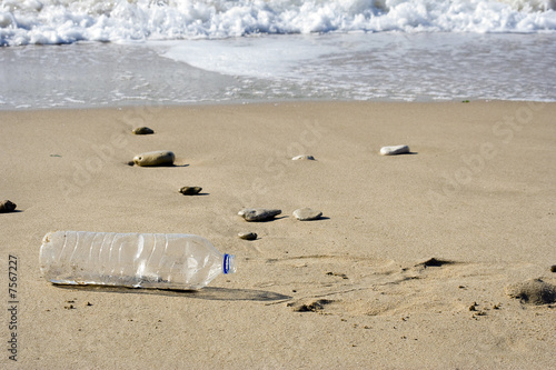 pollution de la plage pollution de la plage