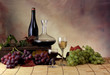 Ambientazione uva e vino
