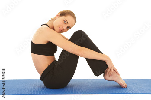 Photo: Pilates exercise series Pilates exercise series