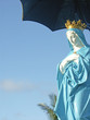 Notre-dame des laves ou vierge au parasol à Sainte-Rose