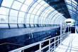 Pepople mooving in arch interior Pepople mooving in arch interior