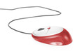 red computer mouse