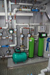 Interior of modern boiler-house