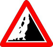 a0079 - Panneau danger chutes de pierres a0079 - Panneau danger chutes de pierres