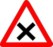 a0081 - Panneau danger intersection a0081 - Panneau danger intersection