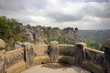 Blick von der Basteibrücke, Sächsische Schweiz