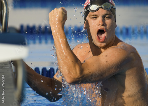 Photo: Competitive Swimmer Competitive Swimmer