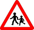 a105 - Panneau danger TRAVERSEE D'ENFANTS a105 - Panneau danger TRAVERSEE D'ENFANTS